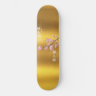 Skateboard Nothing Personal - Édition Cherry Blossom Gold