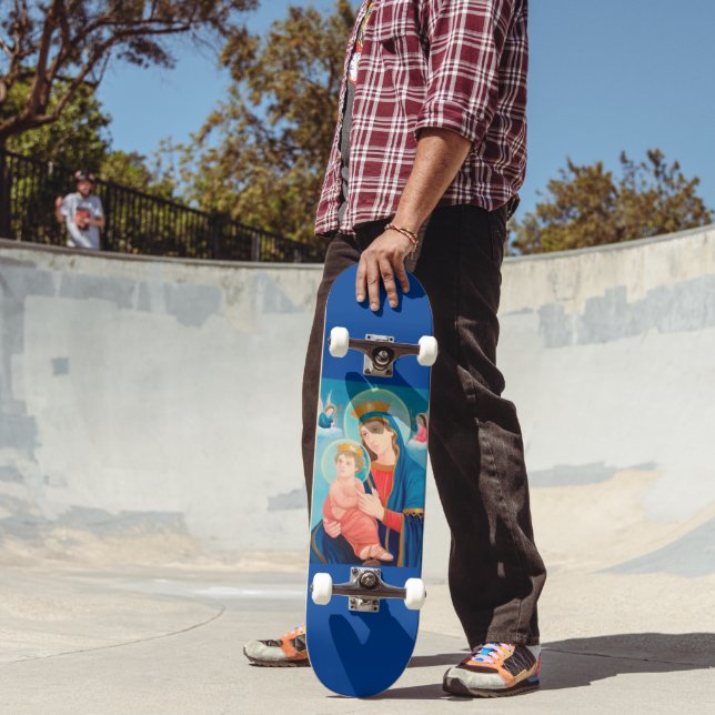 Skateboard Notre-Dame de Perpétuel aide catholique (Extérieur 2)