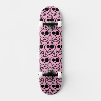 Skateboard NOUVEAU - Crâne de dessin animé pastel