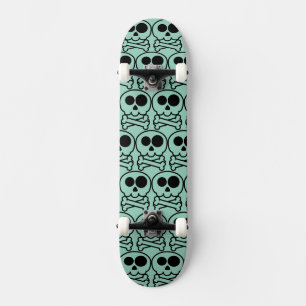 Skateboard NOUVEAU - Crâne de dessin animé pastel