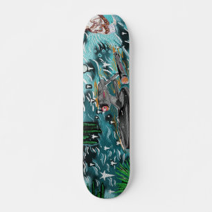 Skateboard Nouveau pont de patinage de Tarot Art