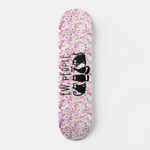 Skateboard Nouveaux gens drôle Meowny Chats Noirs Pouf