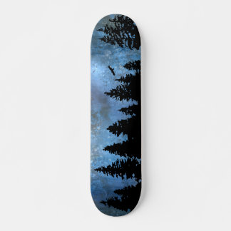 Skateboard Nuit de la forêt de pins