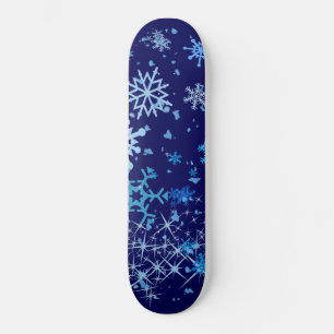 Skateboard Nuit de Noël neige