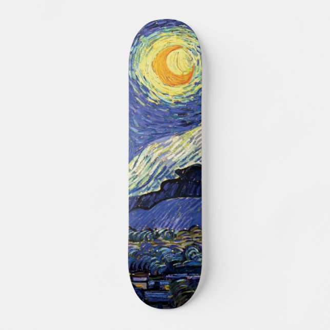 Skateboard Nuit d'étoile Vincent Van Gogh (Recto)