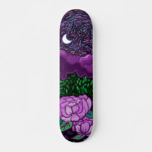 Skateboard Nuit étoilée au bord du lac