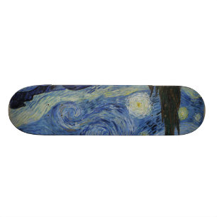 Skateboard Nuit étoilée par Vincent Van Gogh