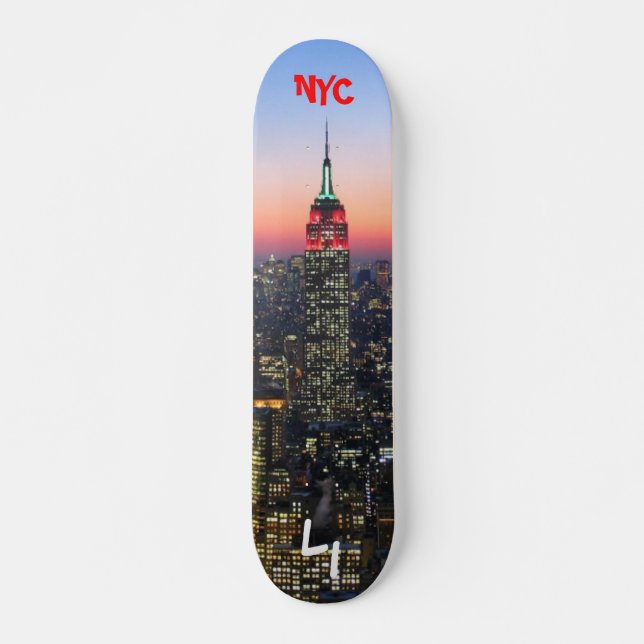 Skateboard NYC Skylinekool, NYC, LI (Devant)