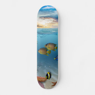 Skateboard Océan Corail Reef Poisson tropical