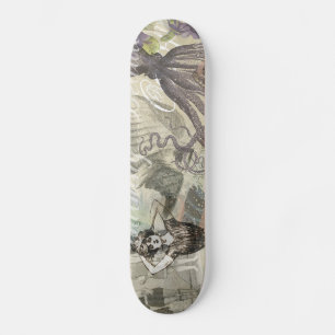 Skateboard Octopus Beach Vacances victorienne gothique Amusem