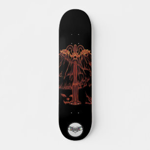 Skateboard Oeil de chat orange