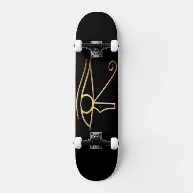 Skateboard Oeil de symbole d'Egyptien de Horus (Recto)