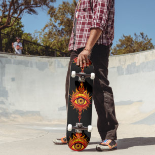 Skateboard Oeil flamboyant : Inflammez votre esprit