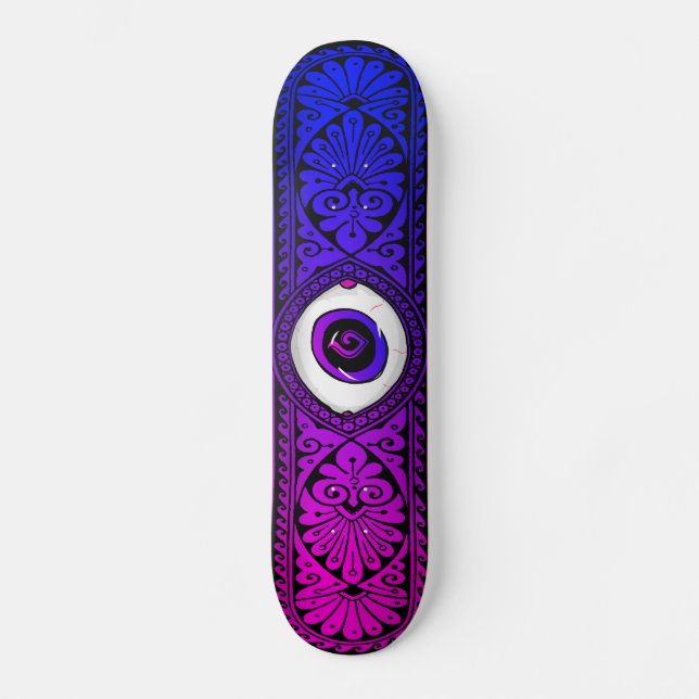 Skateboard Oeil pourpre (Recto)
