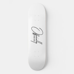 Skateboard Officiellement sur elle - Drôle citation de ruptur