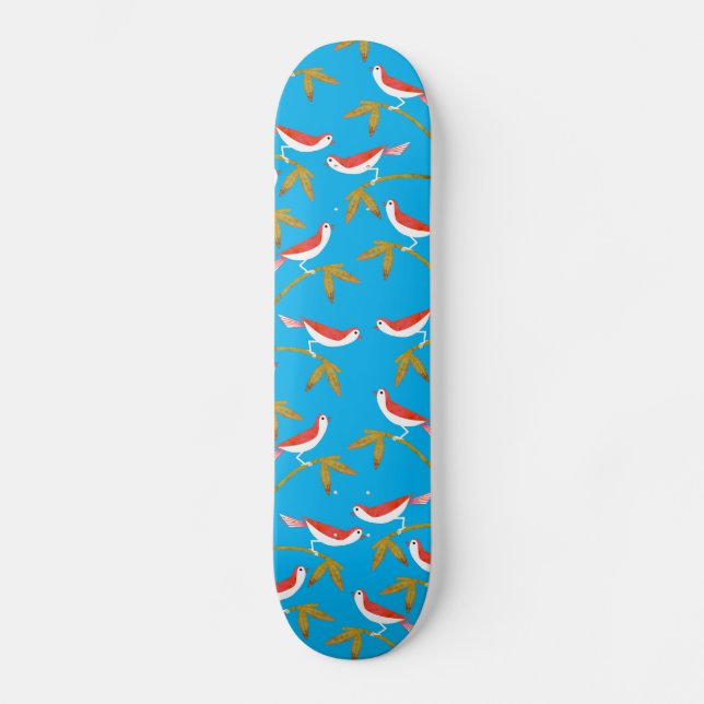 Skateboard Oiseaux (Recto)