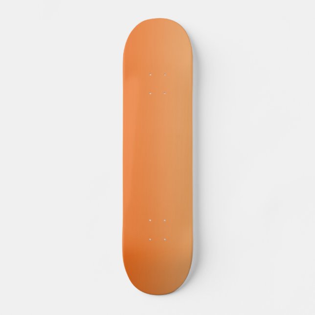Skateboard Ombre orange (Recto)