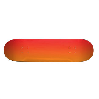 Skateboard Ombre rouge et orange