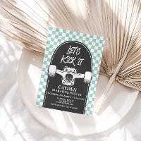 Skateboard On s'y met Anniversaire Invitation