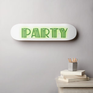 Skateboard One Simple Word Party!