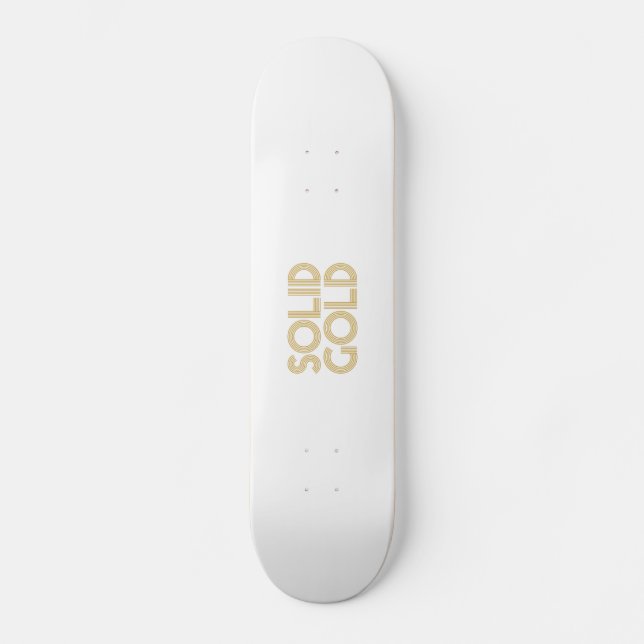 SKATEBOARD OR SOLIDE (Recto)