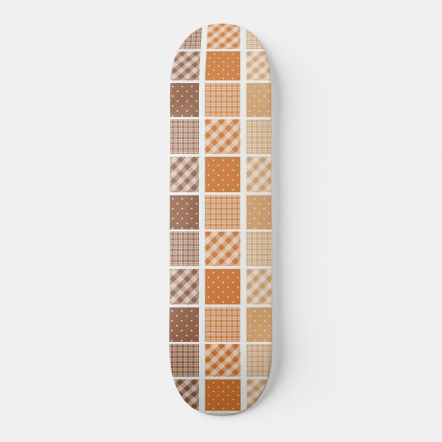 Skateboard Orange Brown (Recto)