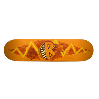 Skateboard Orange électrique - PUNK