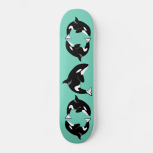 Skateboard Orca Killer Whale