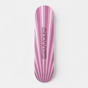 Skateboard Orchidée sauvage couleur bande Motif funky