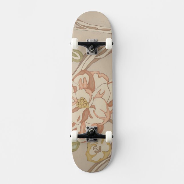 Skateboard Organza Chintz Floral Design (Recto)