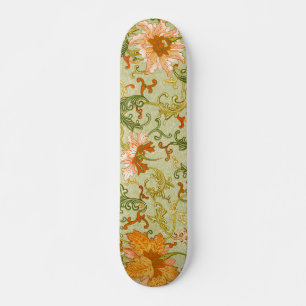 Skateboard Ornement chinois vintage Jones Flowers
