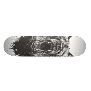 Skateboard Ours fâché