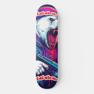 Skateboard Ours polaire inimitable