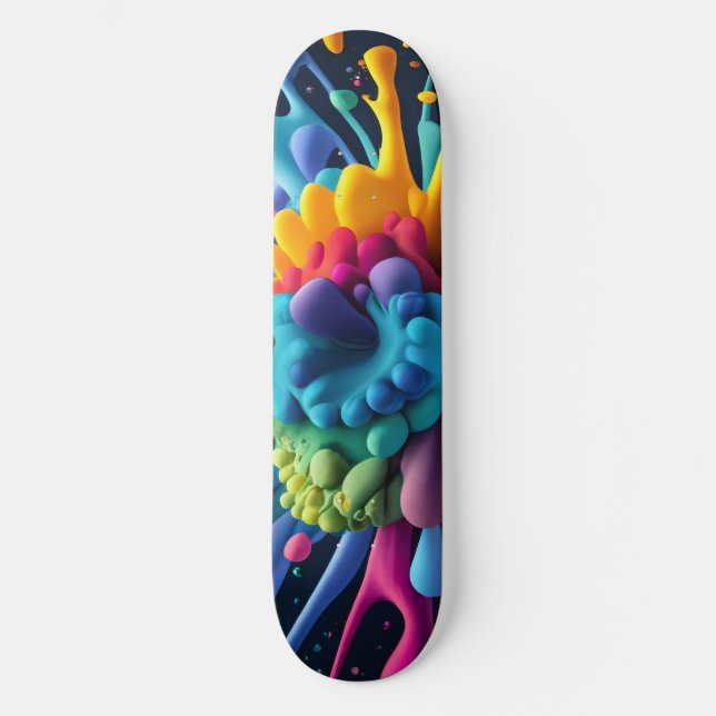 Skateboard Paint Splatter (Recto)