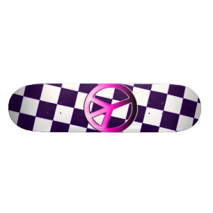 Skateboard Paix rose