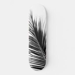 Skateboard Palm Leaf Noir & Blanc Délice #1 #tropical #wall
