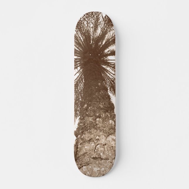 Skateboard Palmier rétro (Devant)