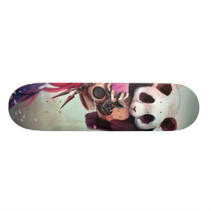 Skateboard Pandas de Ninja de pêche