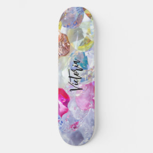 Skateboard Panneau Couleur, Violet, Fille, Jaune, Personnalis