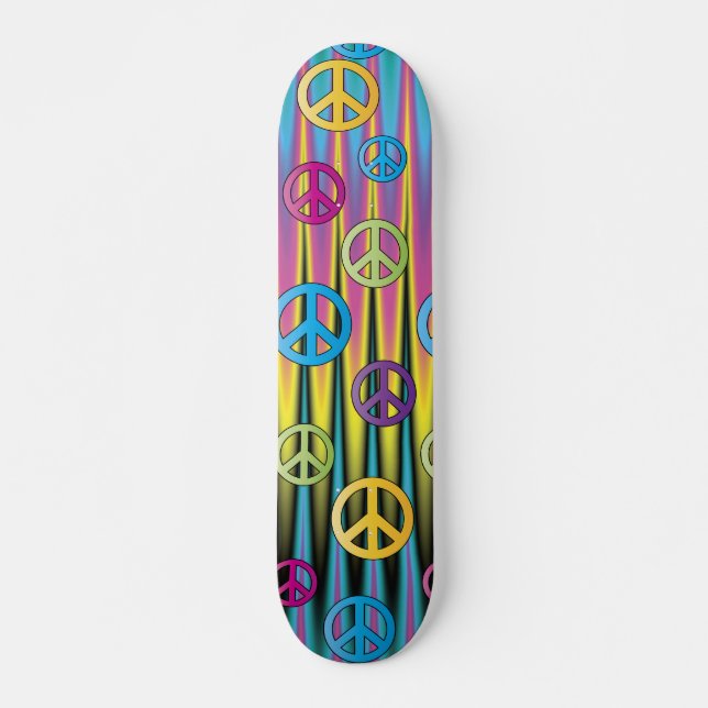 Skateboard Panneau de configuration Peace (Devant)