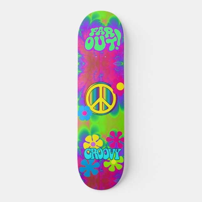 Skateboard Panneau de paix (Recto)