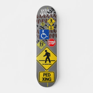 Skateboard Panneau de signalisation routière
