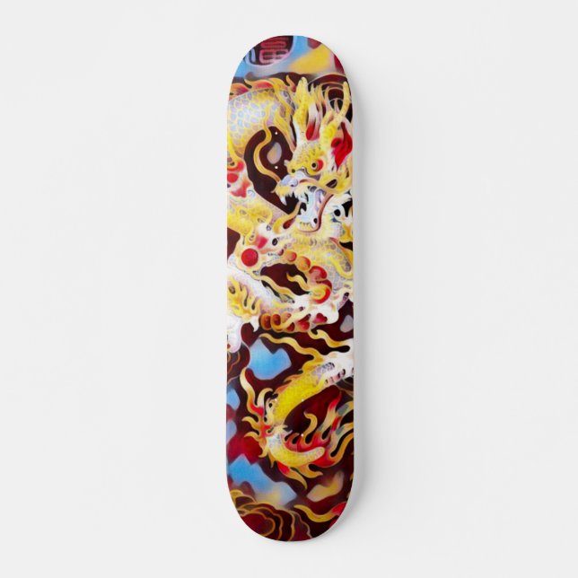 Skateboard Panneau fait sur commande d'élément de dragon de (Devant)