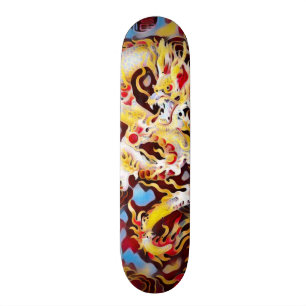 Skateboard Panneau fait sur commande d'élément de dragon de