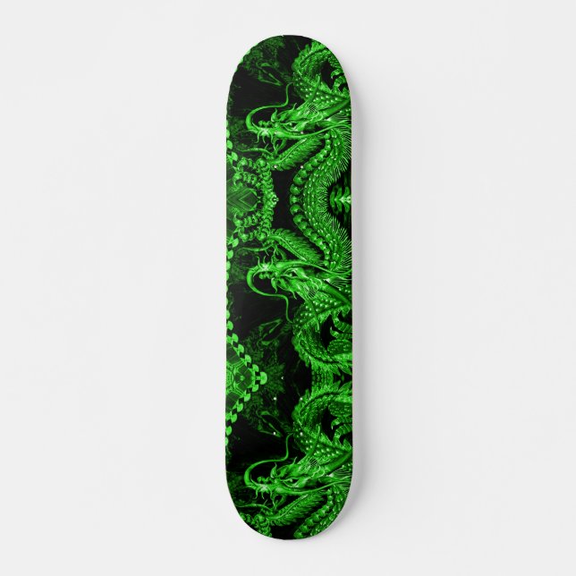 Skateboard Panneau fait sur commande d'élément du dragon zéro (Devant)