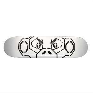 Skateboard Panneau grunge de singe de pochoir