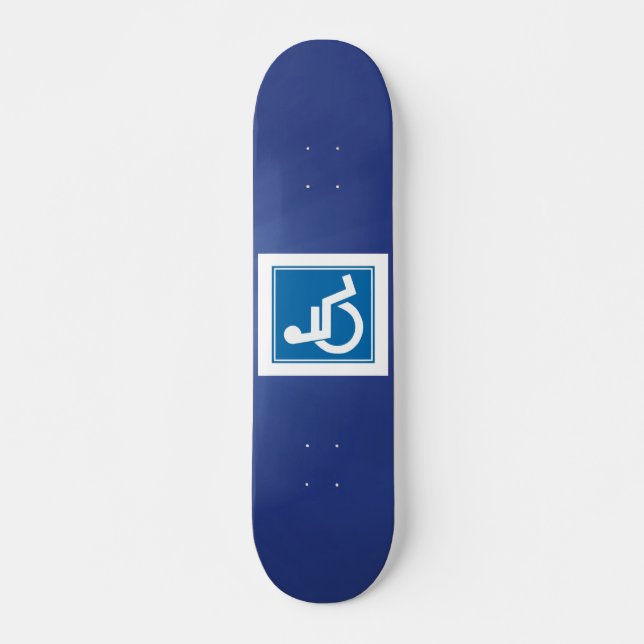 Skateboard Panneau Handicap Skate (Devant)