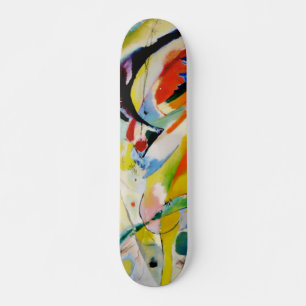Skateboard Panneau mural abstrait PixDezines Kandinsky 1914