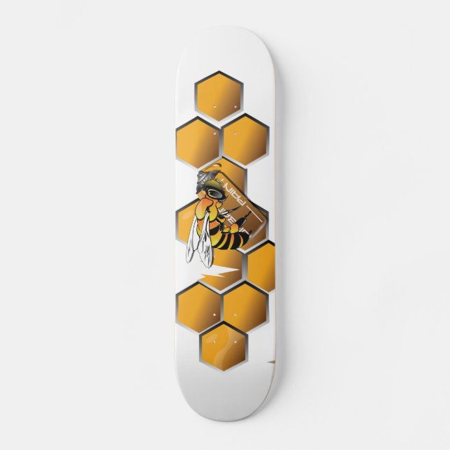 Skateboard panneau réfléchi de patin d'abeille (Recto)