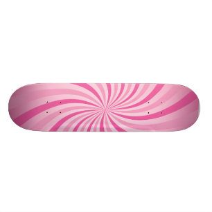 Skateboard Panneau rose fou de patin